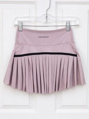 GOLDHINGE Women's Pleated Lavender Tennis Skirt M